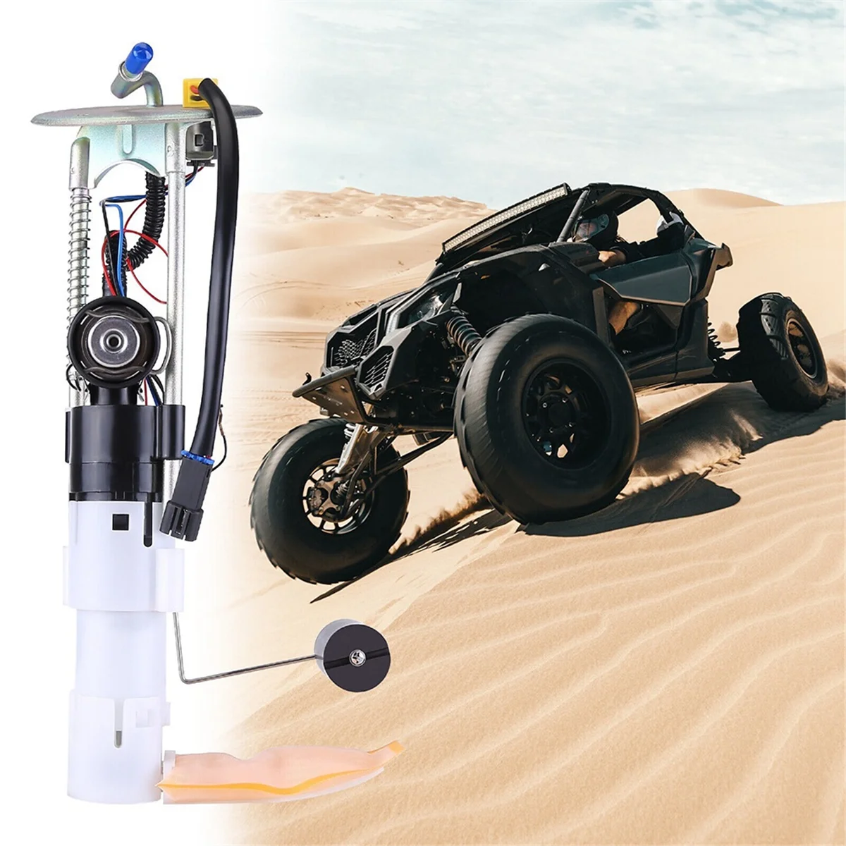 

#61H Engine Parts,Fuel Pump Module Assembly 47-1041 for Polaris Sportsman 500 2005-2007,White