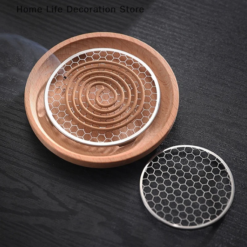 Stainless Steel Incense Holder Incense Tray Incense Tray Incense Burner Fire Mat Incense Pad Thread Incense Holder Incense Rack