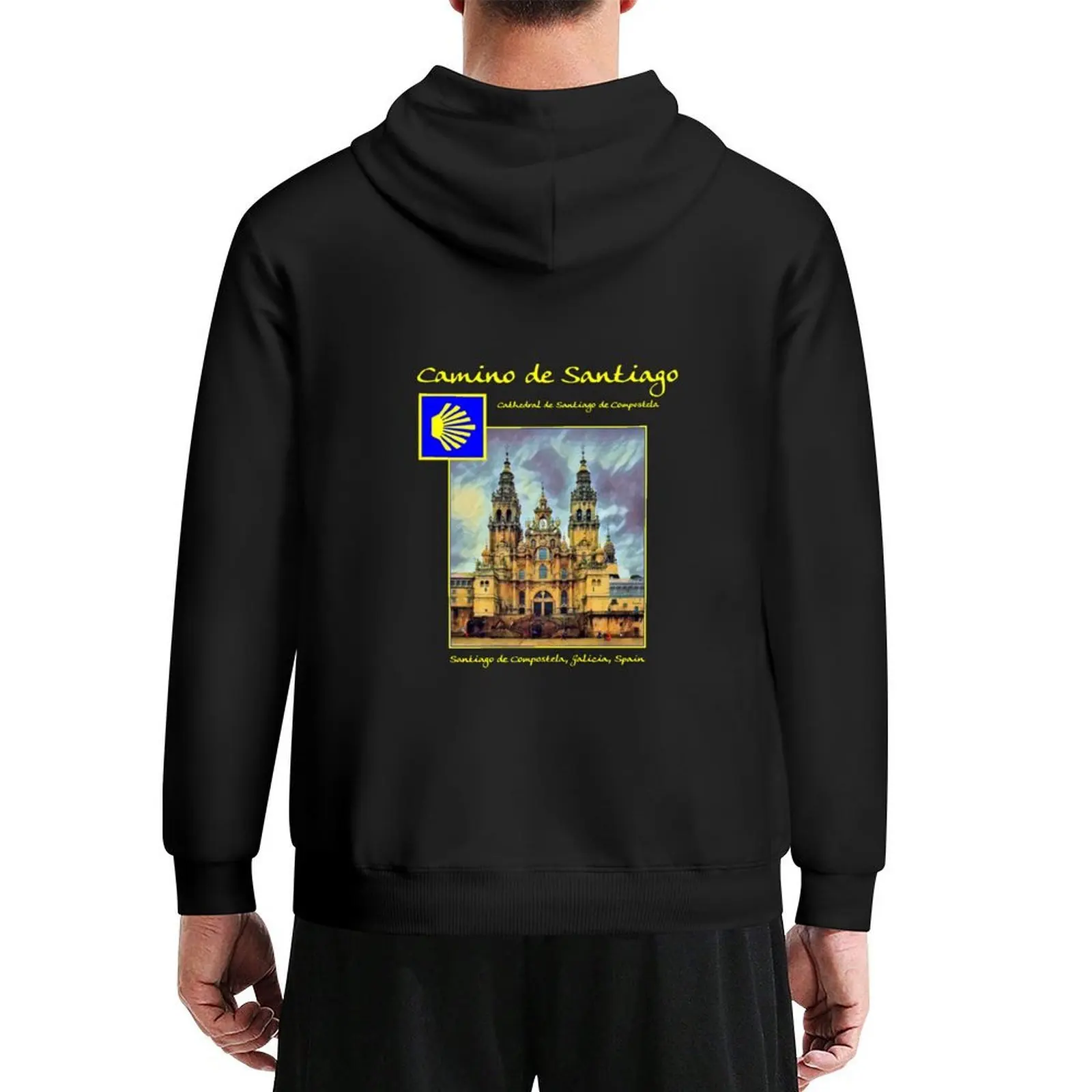 

Cathedral de Santiago de Compostela Hoodie men clothing men's clothes men's sweat-shirt men's winter sweater hoodie men