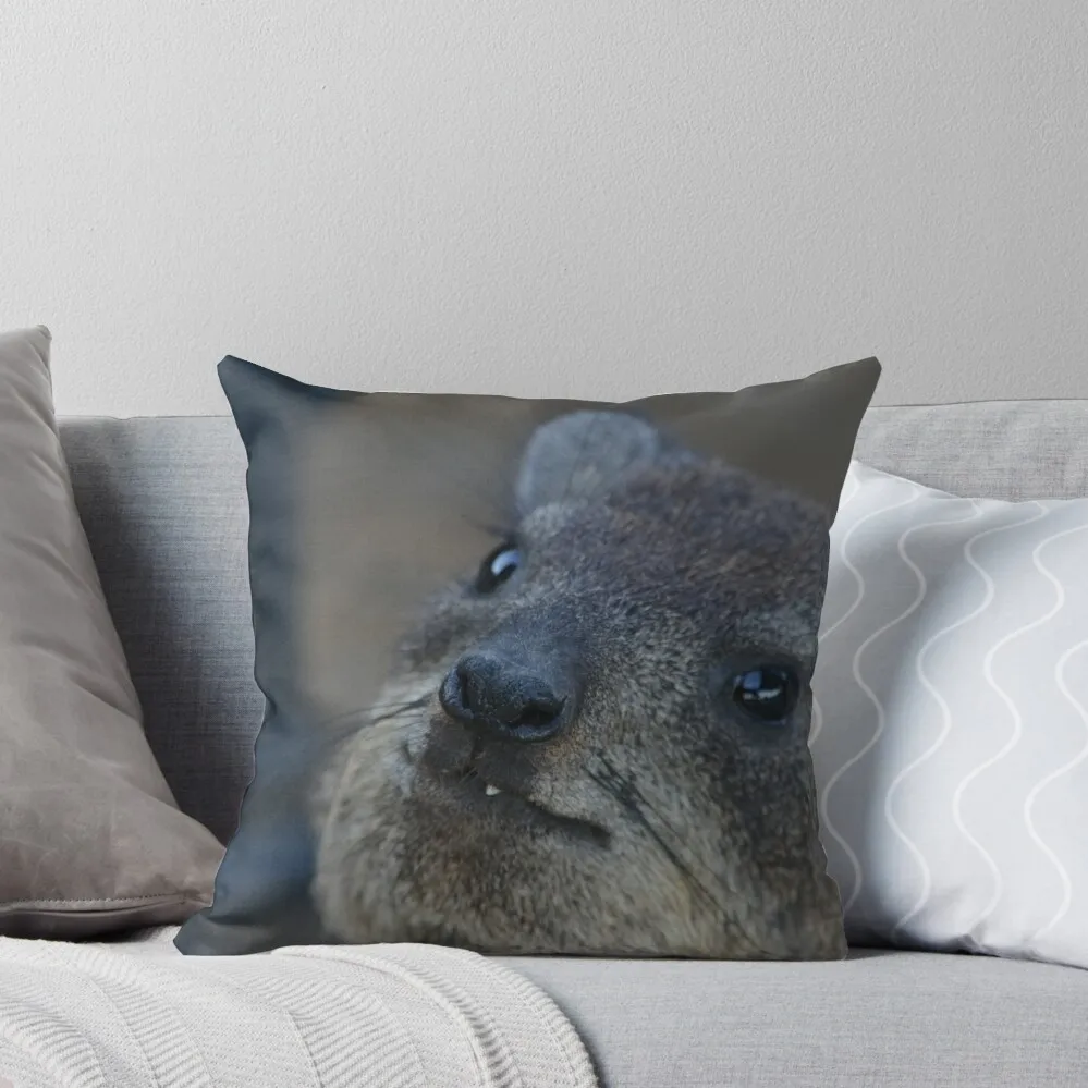 Rock Hyrax Throw Pillow covers for pillows Christmas Throw Pillows Covers Pillow