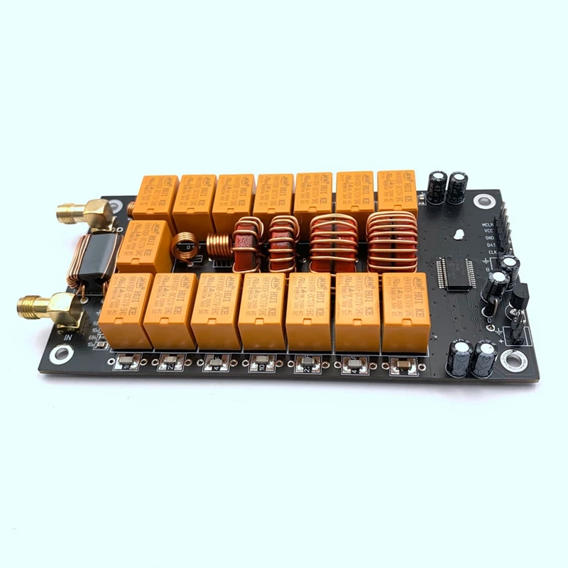 Antenna Tuner Board Motherboard With Screen Finished Version DIY Antenna Kits Black PC+Metal ATU‑100 400MA