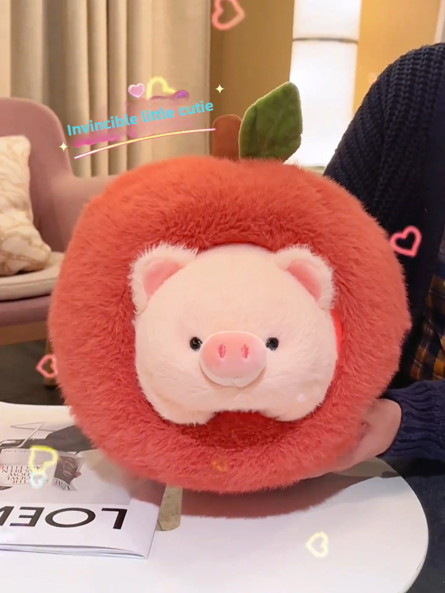 

Adorable Pig Doll Soft Plu Toy for Girls Sp Canion Super Cute Piggy Bear Stuffed Toy ort Plu PP Cotton Filled