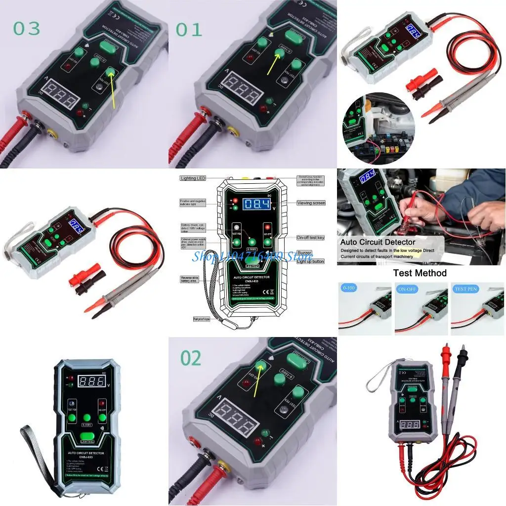 

y1gd Finders Auto Circuit Detector with Flashlight for Vehicle Repair