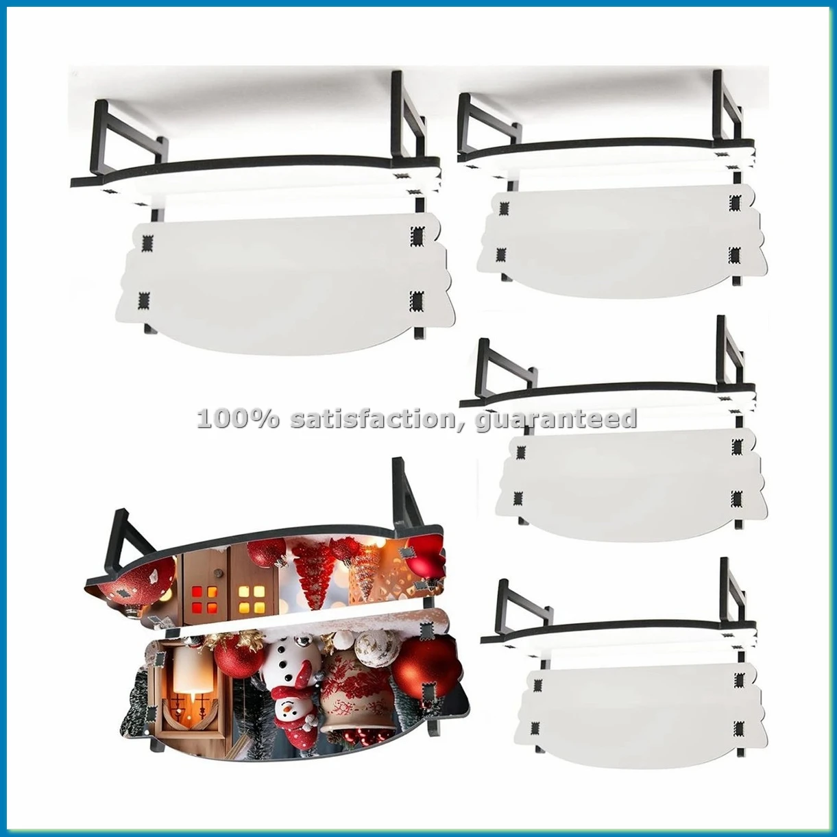 

Набор из 5 заготовок для сублимации: памятные скамейки, декор для стульев, фоторамки ручной работы в морском стиле для столешниц - AT35