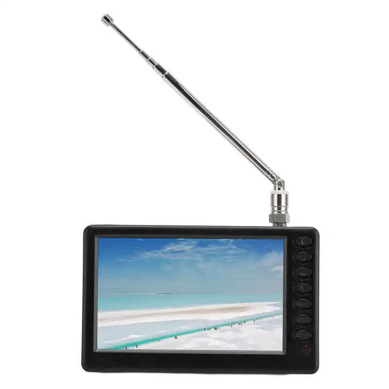 LEADSTAR D5 Portable Digital TV 5 Inch 1920 x 1280 HD Digital Television Video Player Rechargeable for Car Outdoor 110-220V