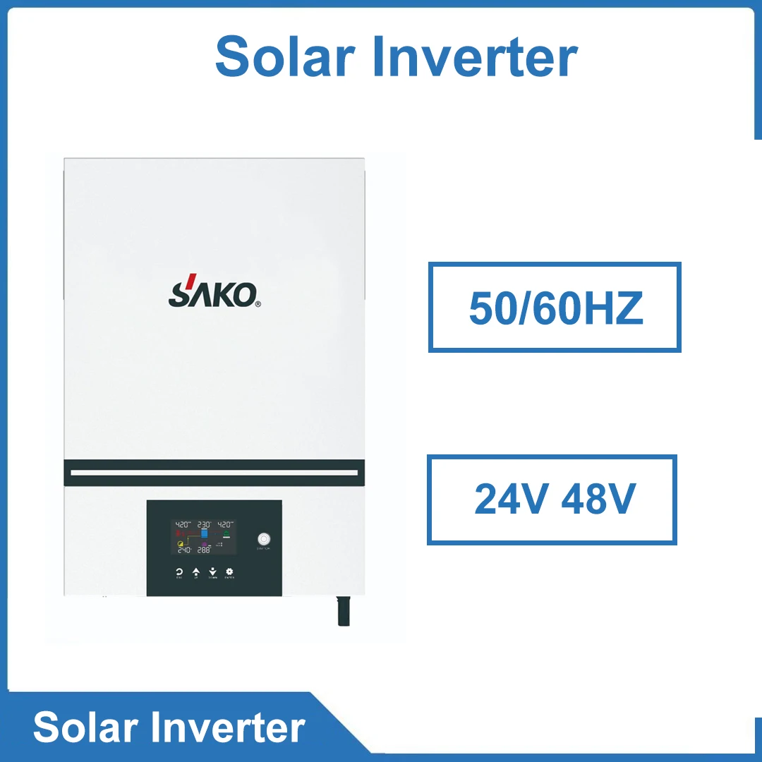 

Солнечный инвертор 4500 Вт 6500 Вт Солнечные фотоэлектрические инверторы Высокая эффективность и энергосбережение Подходит для многих полетов