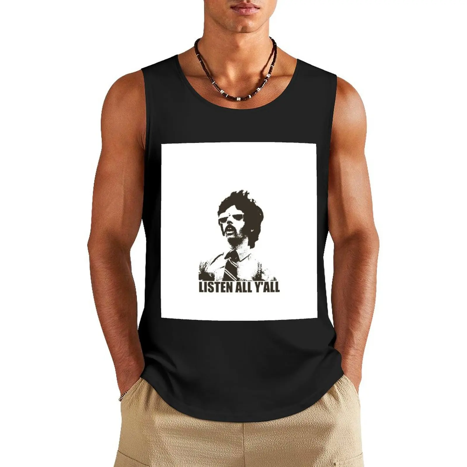

sabotage beastie boys listen all yall Tank Top gym clothes man Men's summer t-shirt Men's sleeveless