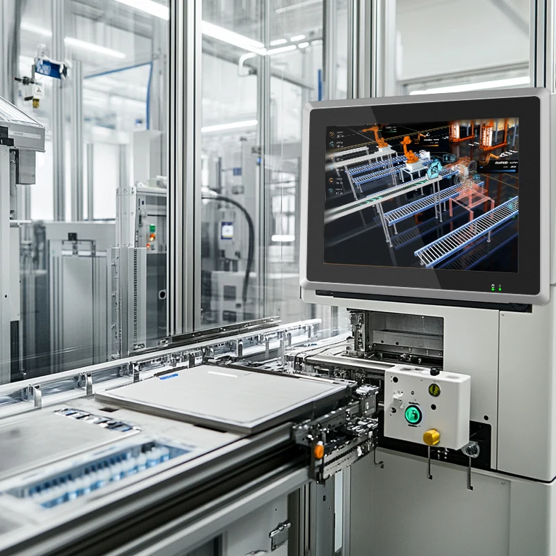 

7 10,4 12,1 15,6 17 19-дюймовый встроенный ЖК-дисплей Iot Industrial Power Industrial для производственной линии