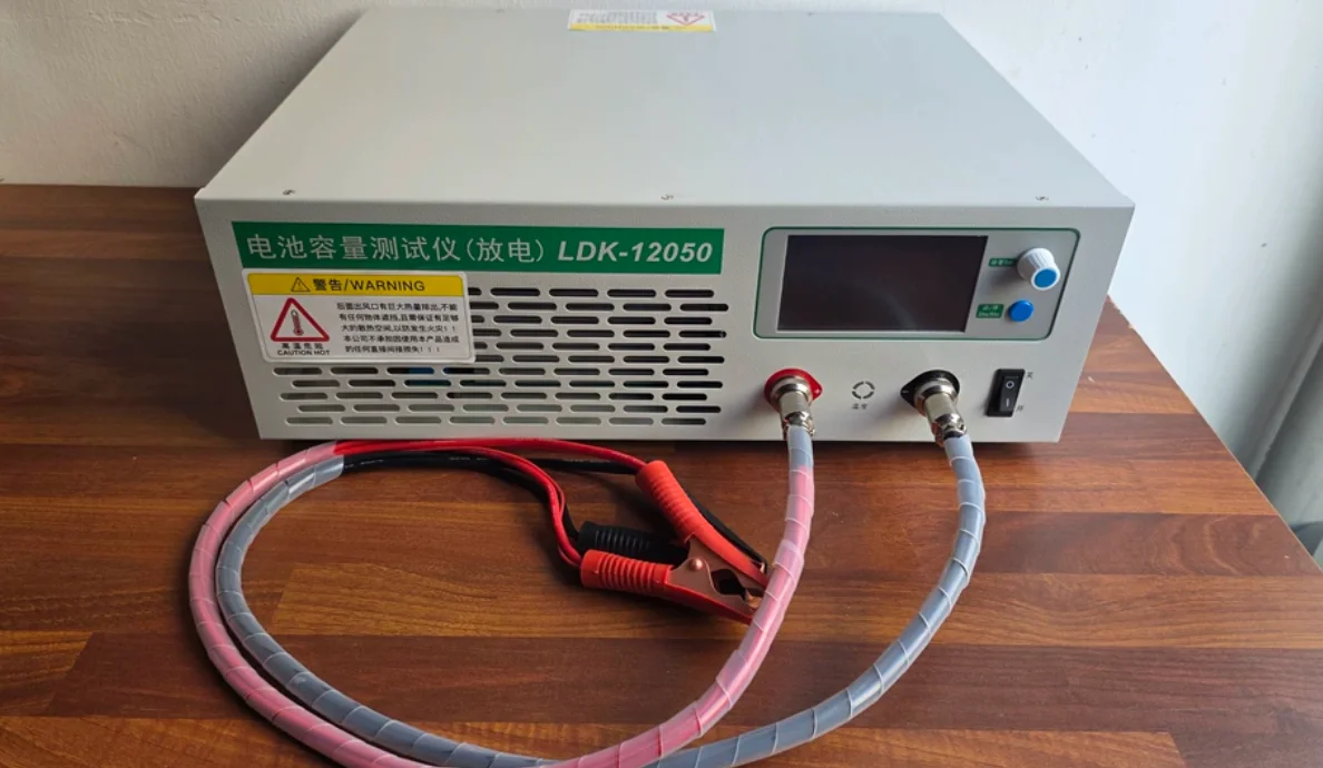 High-Current Battery Discharger 120V 50A, Lithium Lead-Acid Battery Pack Capacity Tester for Aging Test