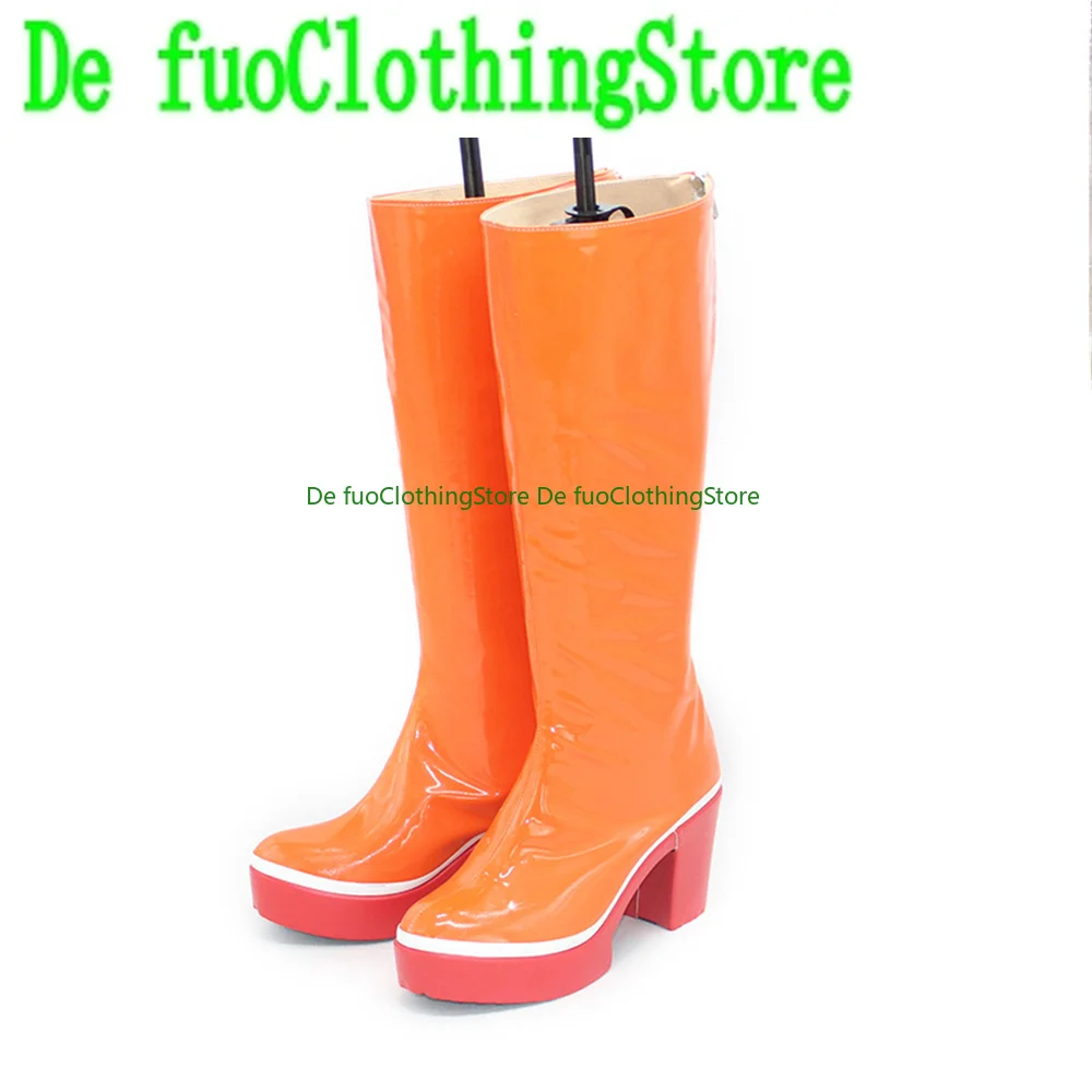 Space Channel 5-Ulalas Cosmic Attack Figma Cosplay Schoenen Laarzen GameAnime Game rollenspel Halloween Party Props Schoenen Laarzen