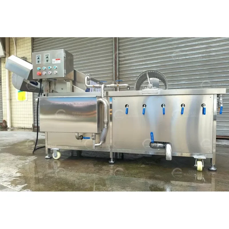 Customizable Ultrasonic & Circulating Filtration Cleaning System Fruit & Vegetable Cherry Blueberry Bubble Washing Machine