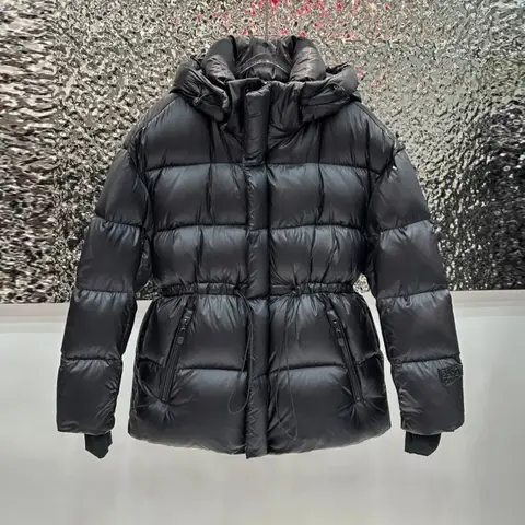 2025 Winter High Waisted Cold Puffer Jacket Women White Duck Down Coat Hooded Loose Thickened Warm Black Extreme New Down Jacket