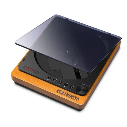 CD Player Retro Elegant Hifi CD Player Portable Home Audio Player Optical Output High-fidelity Lossless Audio Enthusiast Player