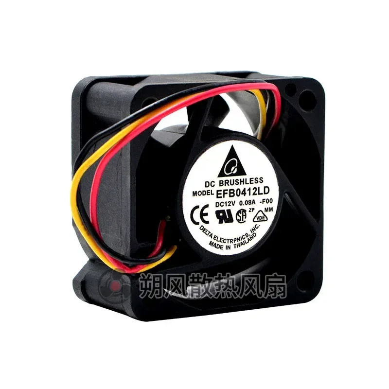 for Original Delta 4020 12V 0.08A 4CM EFB0412LD ultra-quiet 1U switch cooling fan