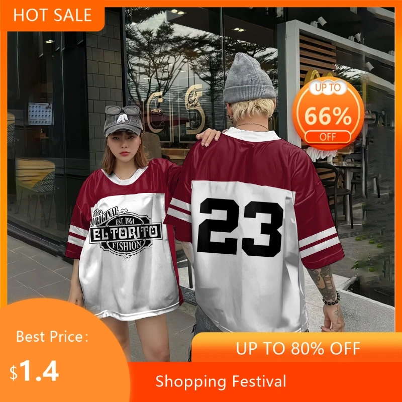 

Мужская футболка в стиле ретро с 3d принтом и коротким рукавом для мужчин, летняя повседневная футболка, свободная одежда для пар большого размера, модная баскетбольная футболка