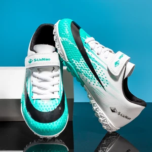 أحذية كرة قدم حمراء أصلية للأولاد والبنات, أحذية أطفال, أحذية بيسبول للشباب, تدريب كرة الصالات, عشب الفيلكرو, أطفال أفضل 10 أحذية بيسبول مبيعا - رقم 1