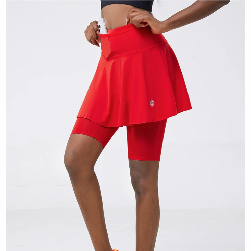 Women Pleated Skirts Sports Golf Tennis Skirt High Quality Gym Fitness Badminton Running Yoga Soft Short Leggings Workout Skort