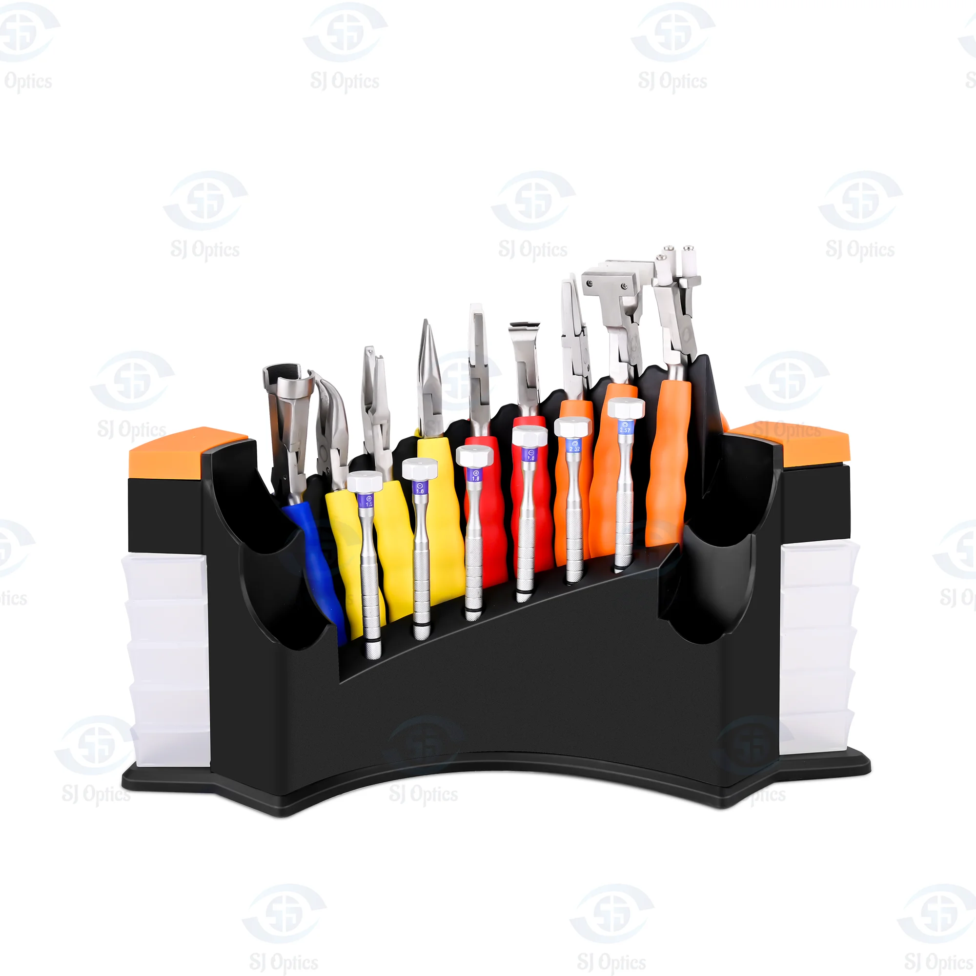 

SJ Оптика Станок Очки Инструменты Винтовой сверлильный станок и набор инструментов Набор отверток и набор пиллер S-09AC