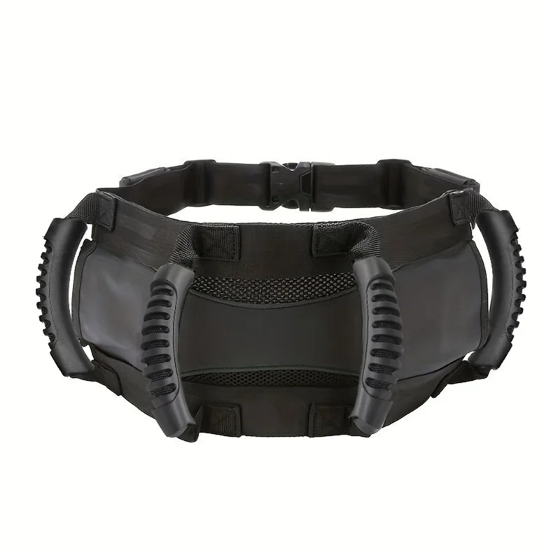A30P-Motorcycle Accessories Passenger Seat Handle Adjustable Rear Grip Grab Handle Safe Belt Strap