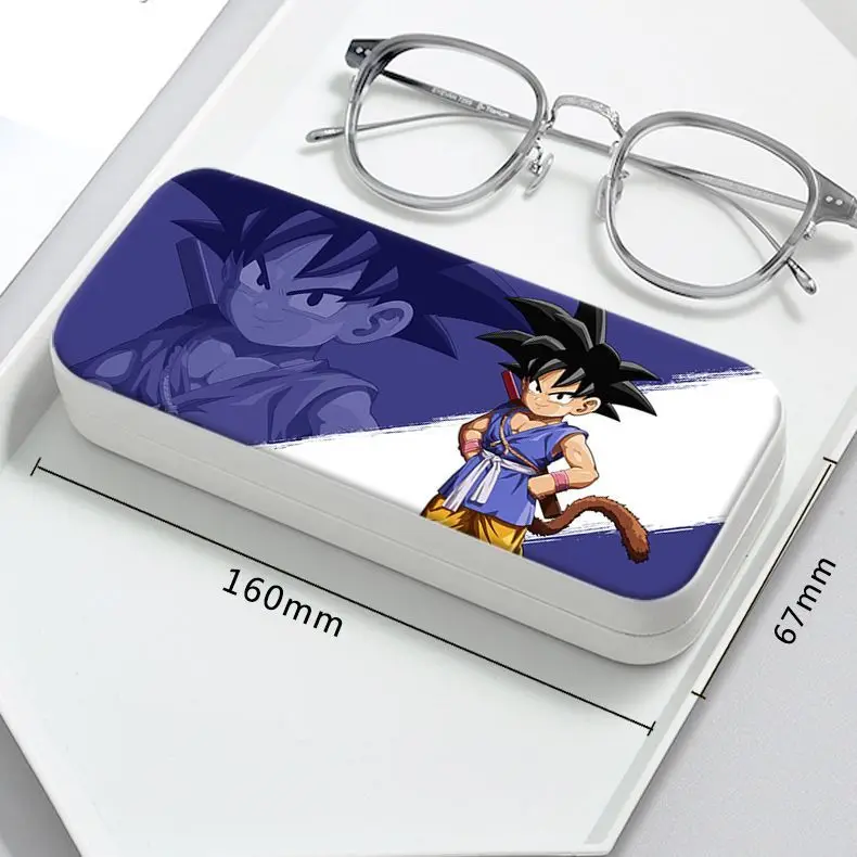 Dragon Ball Animation Goku Vegeta Turtle Sage Bic Big Devil custodia per occhiali miopia Anti-caduta scatola portaoggetti per occhiali da sole di grande capacità