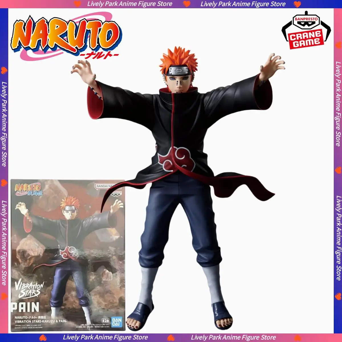 

В наличии BANDAI Original Genuine BANPRESTO NARUTO PAIN VIBRATION STARS Аниме Фигурки Коллекция ПВХ Модель Игрушки Куклы Подарки