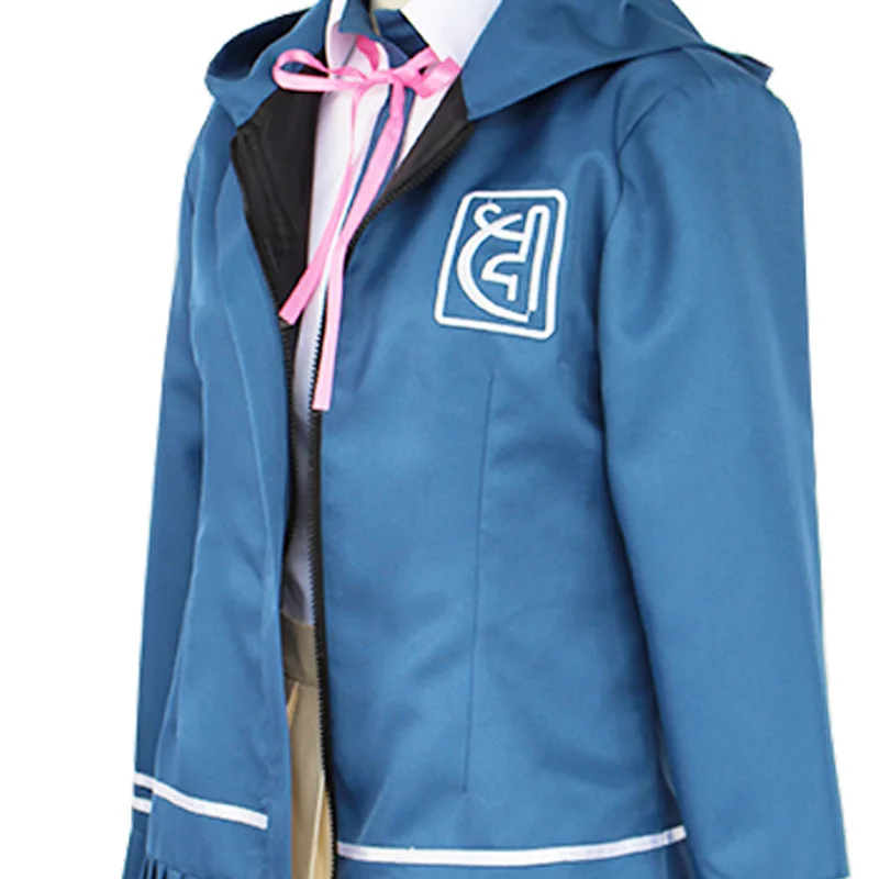 Disfraz de Danganronpa 2 Chiaki Nanami, uniforme escolar de Anime para mujeres y niñas