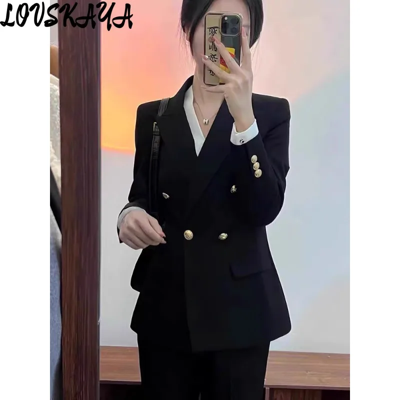 Suit set for women new professional attire  interview for suit formal attire work attire temperament and slim fit