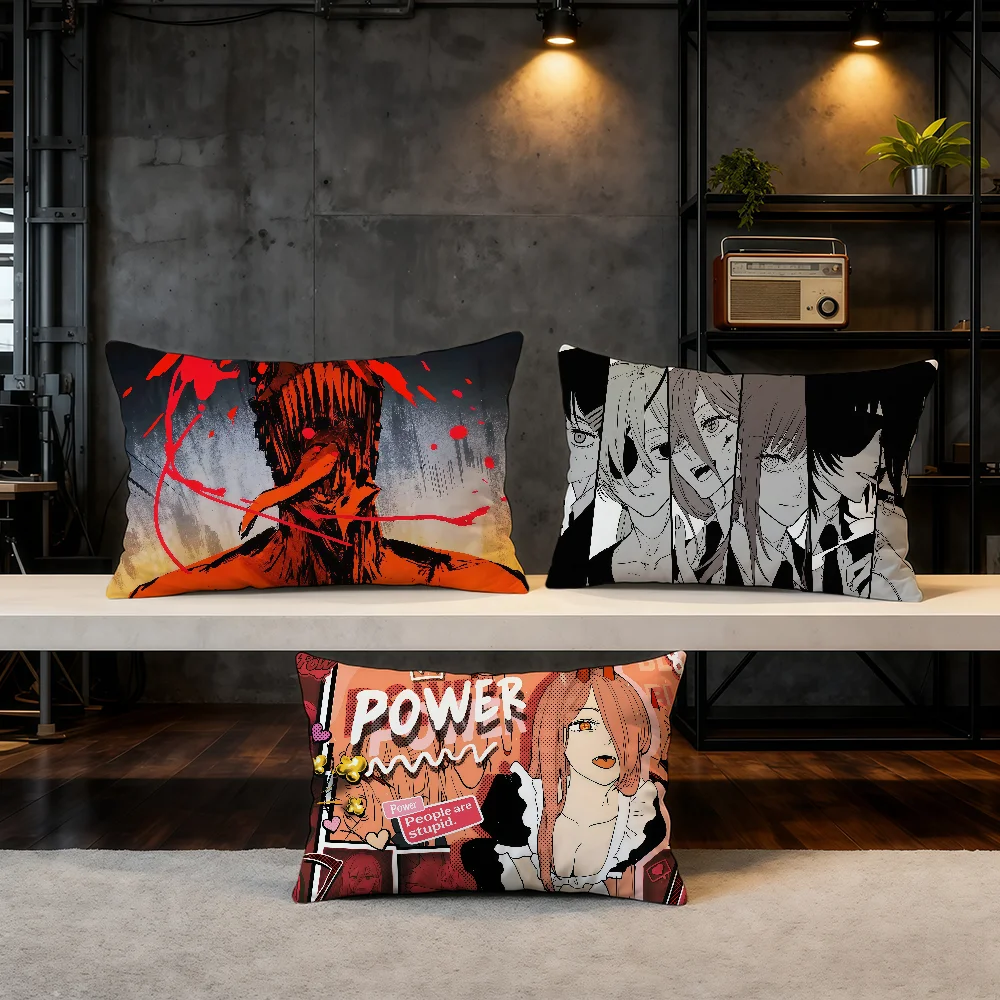 Hot Comics C-Chainsaw M-Man cushion cover Hit Product Home Sofa living Room Double-sided Soft Decorative Pillow Cover
