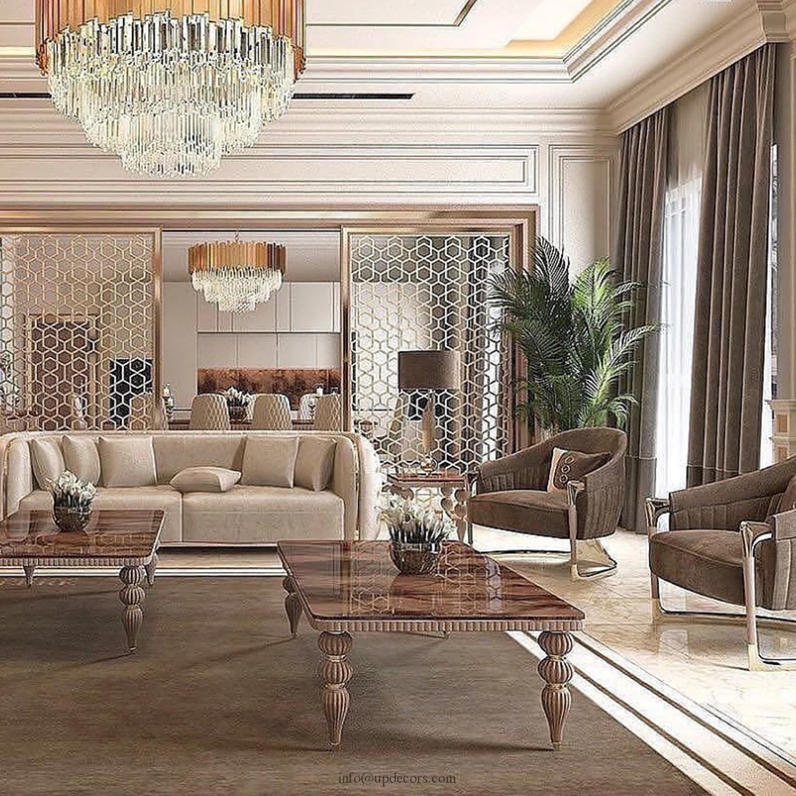 Candelabro de comedor de lujo, moderno, 2020