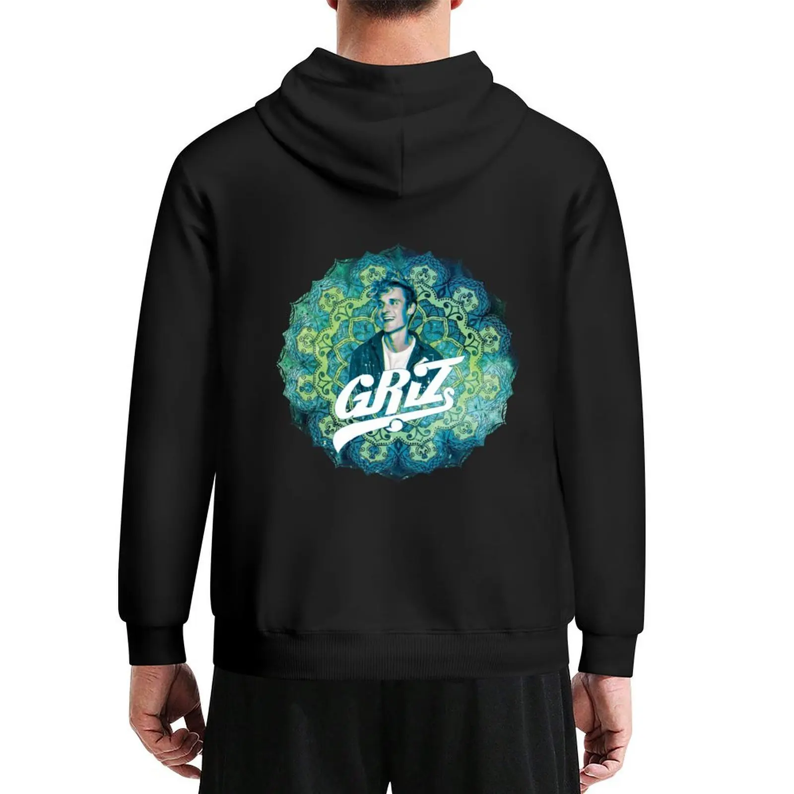 

Griz Mandala Hoodie men's sweat-shirt set hooded shirt male clothes men's clothes hoodies for men high quality