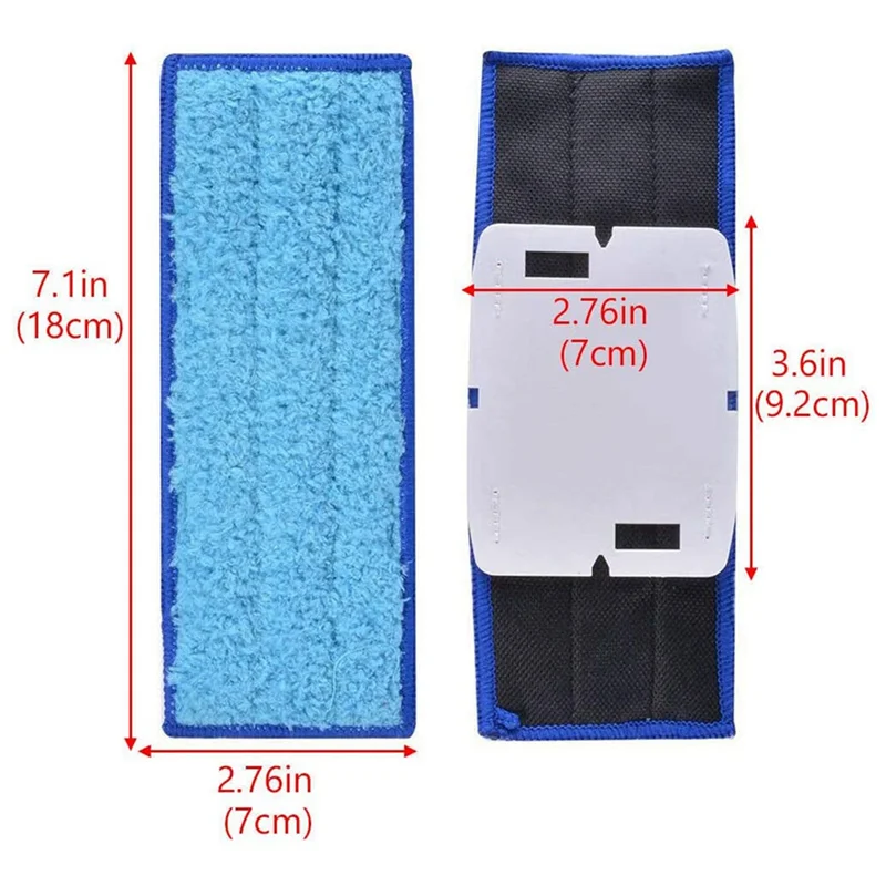 قطع غيار SANQ لممسحة الروبوت Irobot Braava Jet 200 Series الممسحة الرطبة القابلة للغسل فقط (4 عبوات)