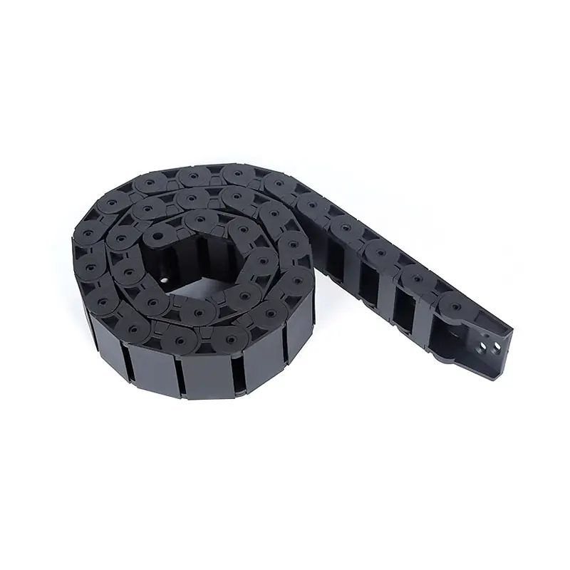 Plastic Cable Chain 18*18/18*25/18*37/18*50mm Wire Cable Carrier With End Connector Towline CNC Router Milling Machine Tool Part