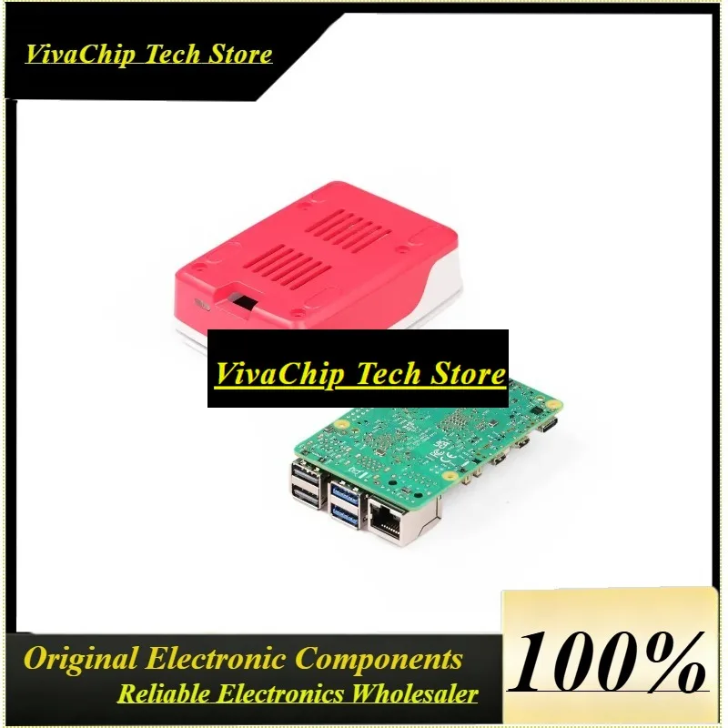 VoFSRaspberry Pi 5 4GB 8GB 16GB Starter Pack With Fan Case 128GB SD Card Power Supply Micro HDMI LAN Cable