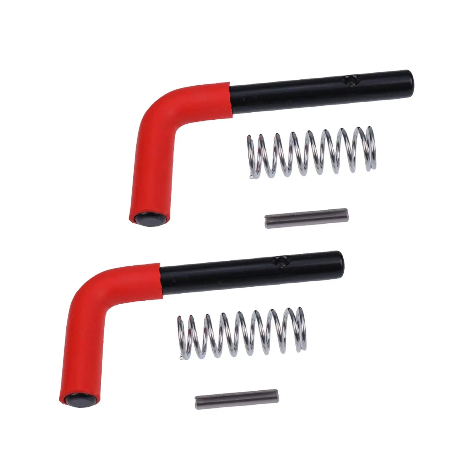 2 broches de verrouillage de support 67844, équipement pratique et Portable, accessoires robustes noirs et rouges, raccords de remplacement professionnels robustes