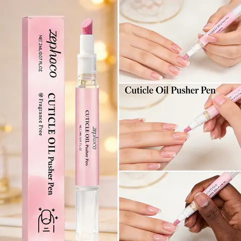 Bilashmart Nail Care Oil Pen Cuticle Oil Pen Moisturizing Nail Strengthener Repair Dry Prevent Hangnails Nourish Nail Bed Fast Absorbing