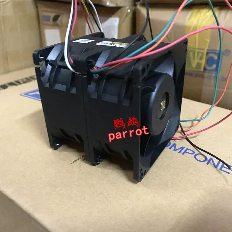 New AVC 12V 8080 7.2A 8CM Automotive Supercharged Dual Motor Violent Fan for DFTA0880B2U