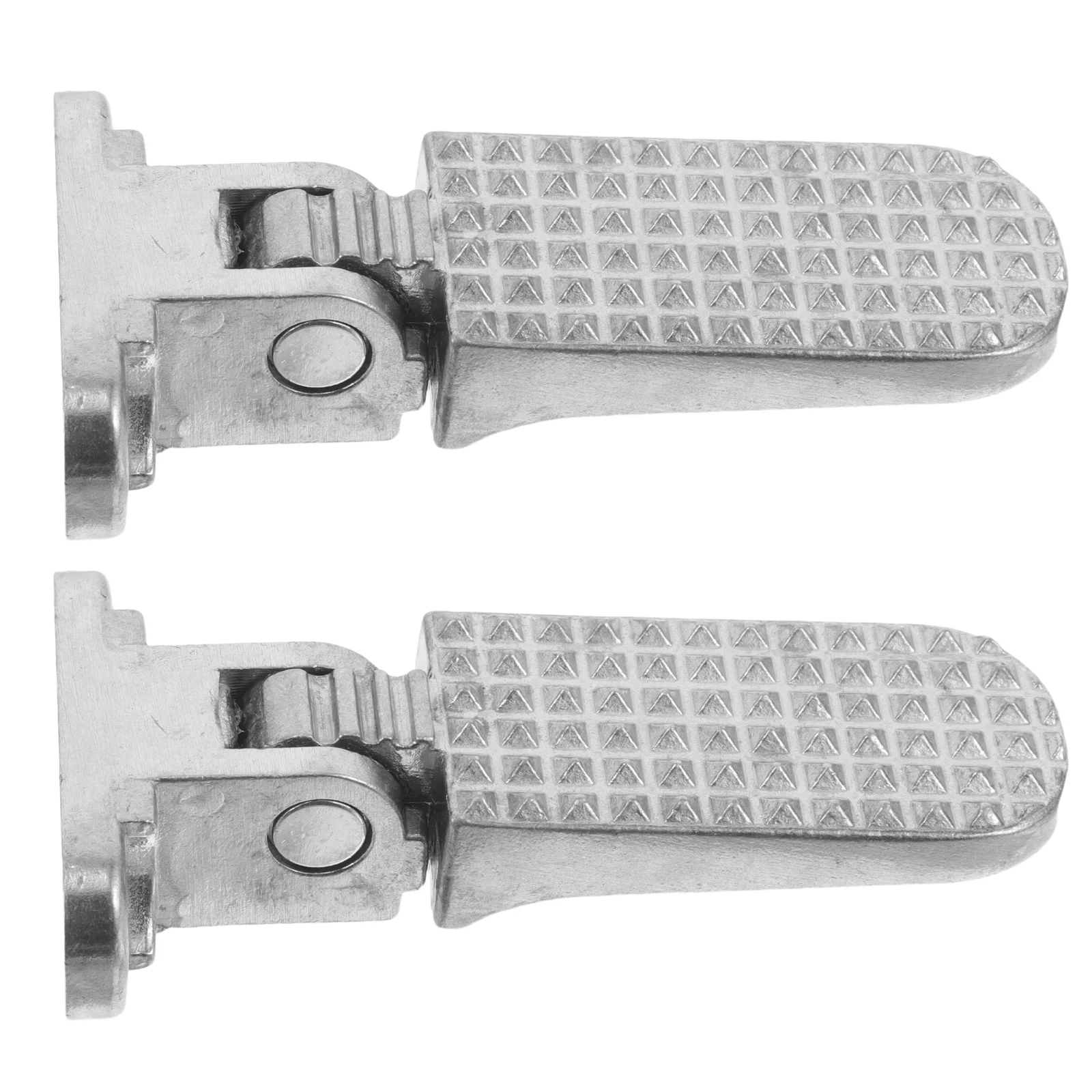 

2Pcs Motorcycle Rear Foot Pegs Heavy Duty Aluminum Alloy Passenger Footrests Non Slip Textured for Motorbikes Electric Bikes