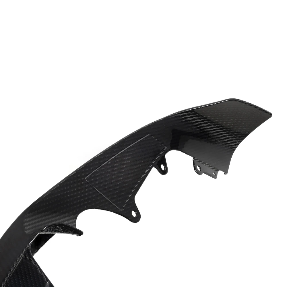 BMW F87 & F87 LCI MP 스타일 2019-2022용 리얼 드라이 카본 파이버 프론트 립 디퓨저 범퍼 (1개)