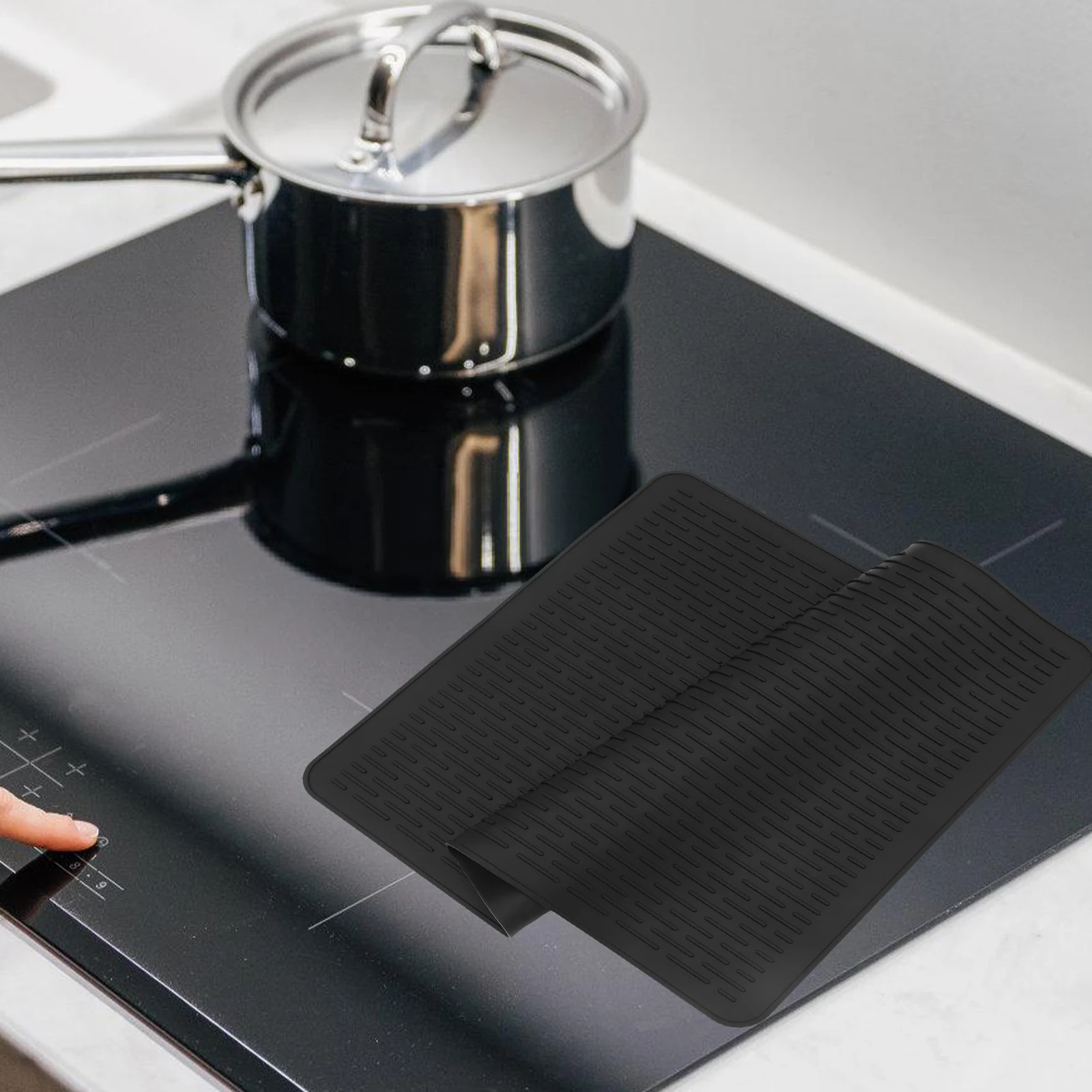 

Multifunctional Electromagnetic Cooking Mat Heat Resistant Induction Cooktop Silicone Pad Oil Proof Microwave Mats Countertop