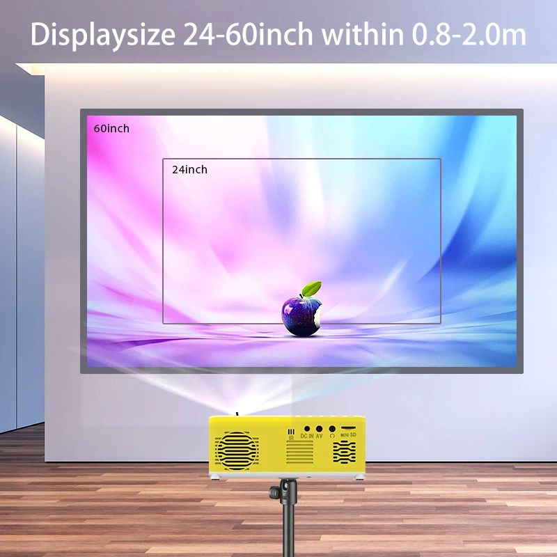 M1 جهاز عرض صغير محمول 30 Ansi 320X240P المسرح المنزلي أفلام خارجية لعب الأطفال هدايا الهالوين LED جهاز عرض صغير