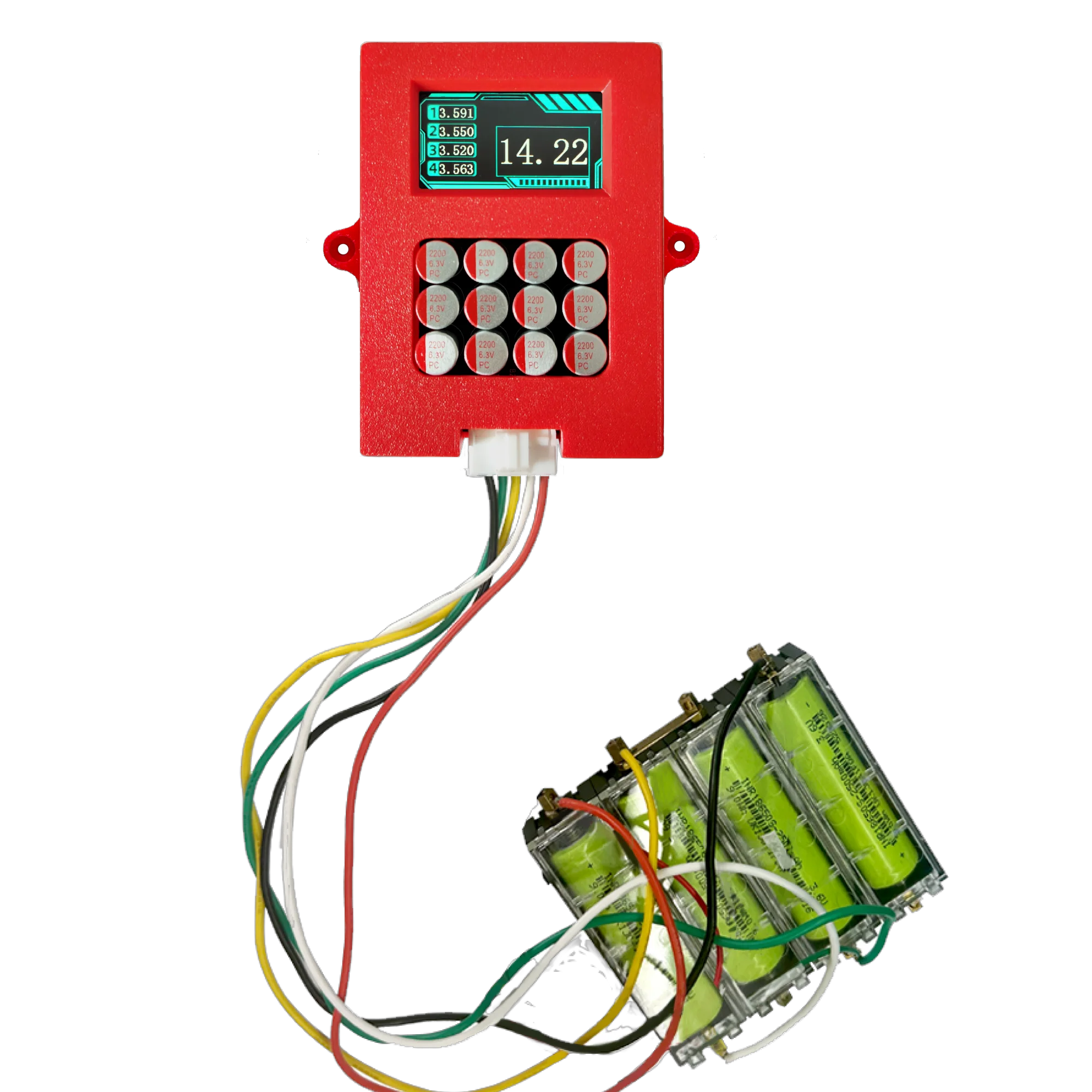 Heltecbms 3-4S 5A Balancer z wyświetlaczem napięcia TFT Lipo/lifepo4 tester napięcia akumulatora korektor transferu energii