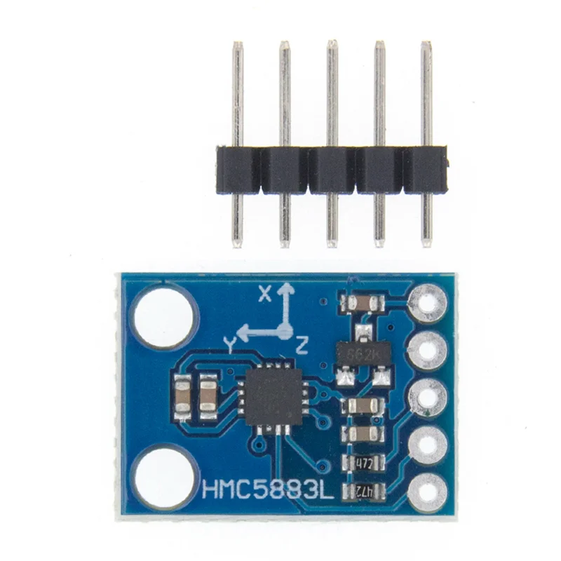 

2Pcs GY-273 3V-5V HMC5883L Triple Axis Compass Magnetometer Sensor Module Three Axis Magnetic Field