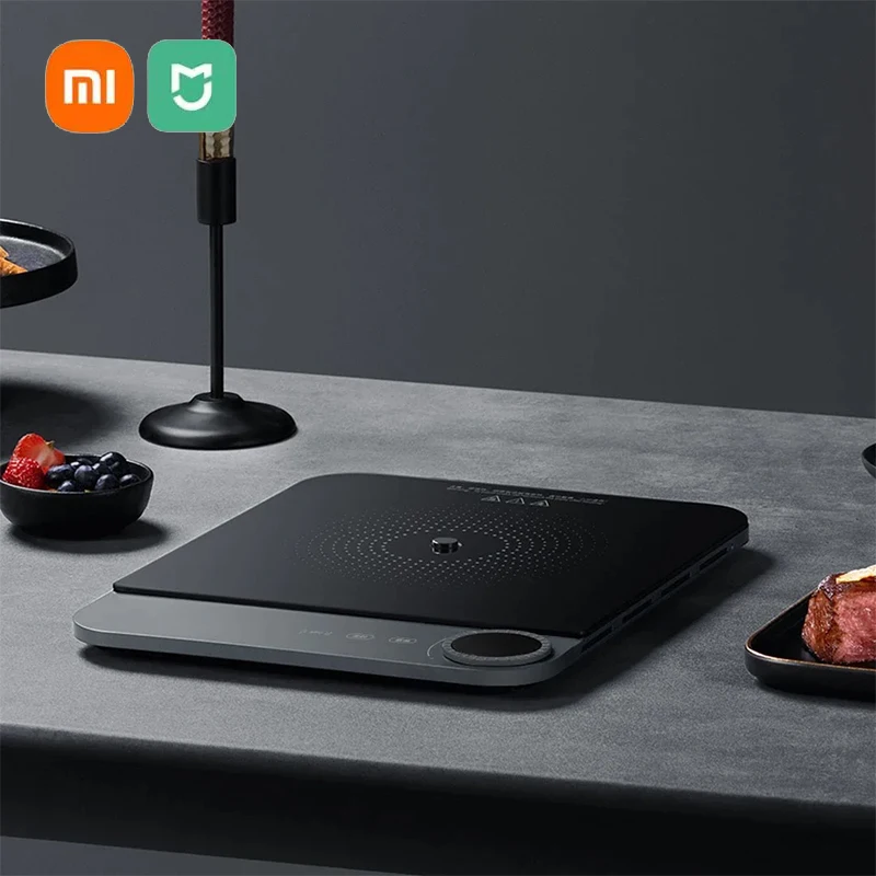 XIAOMI MIJIA Ultra-Thin Induction Cooker 23mm Slim Body 2100W High Power 99 Gears Power Adjustment APP Wireless Remotely Control