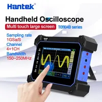 Hantek Portable Handheld Touch Screen digital Oscilloscope 4-Channels+multimeter +Waveform Generator TO1154D TO1204D TO1254D