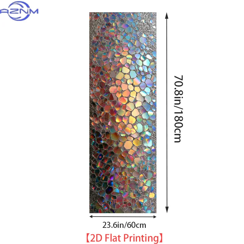 [Printing] Refrigerator Sticker [60×180 Cm] Dazzling Glazed Light Wall Sticker Decoration Wallpaper Self-Adhesive Self-Adhesiv view 3