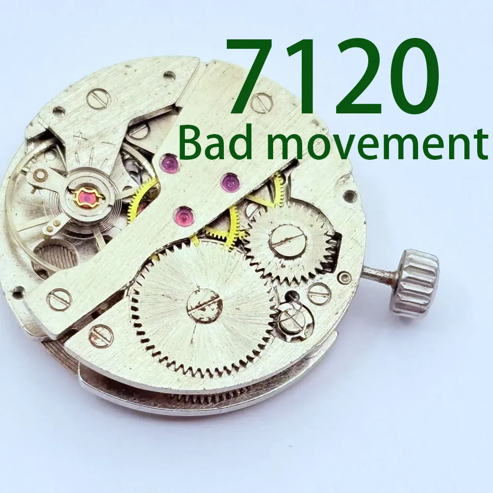 1Pcs Second Hand Watch Movement Can't Work (Use for Parts Disassembly or Beginner Practice) Etc Standard Movement