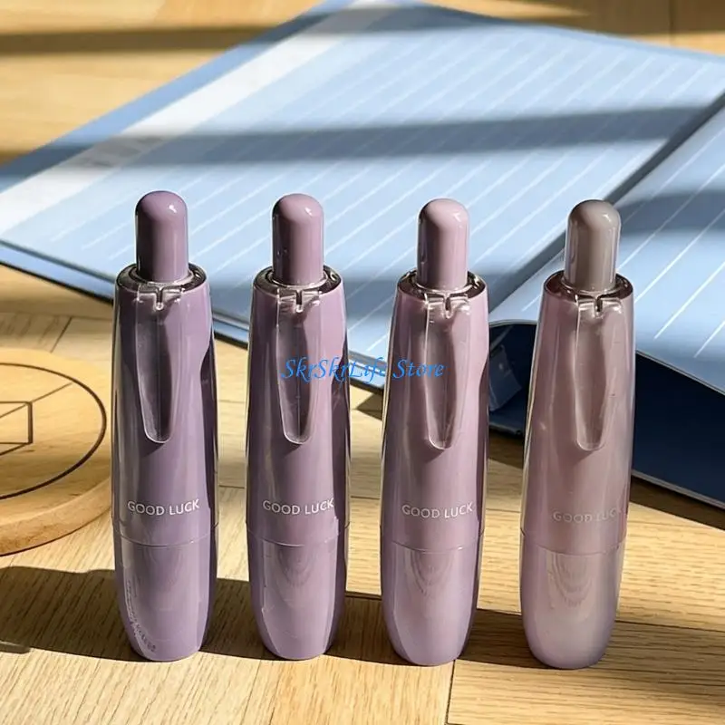 

E65E 4Pcs Retractable Adhesive Roller Double-Side Tape Runner for Scrapbooking