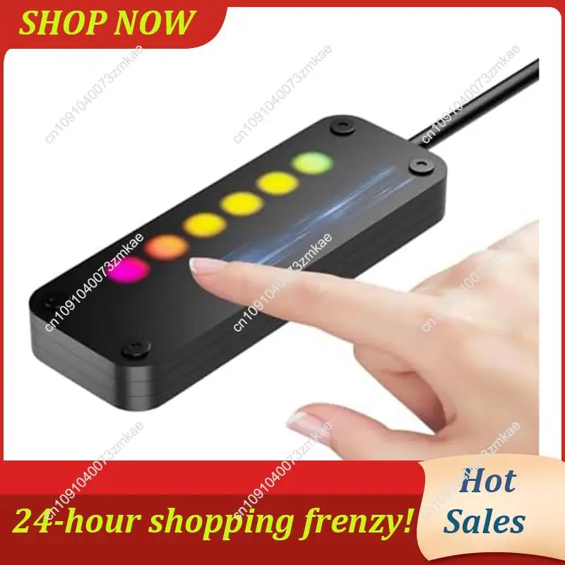 

Daily Sale PC Power Control Touch Sliding Control PC Power Desktop Computer External Power SW Power LED On Off With 4M Cables Ea