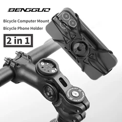 GPS Bicycle Computer Mount Holder Clamp Bike Stem Extension Bracket Adapter Alloy Cycling Accessories For Garmin Bryton Cateye