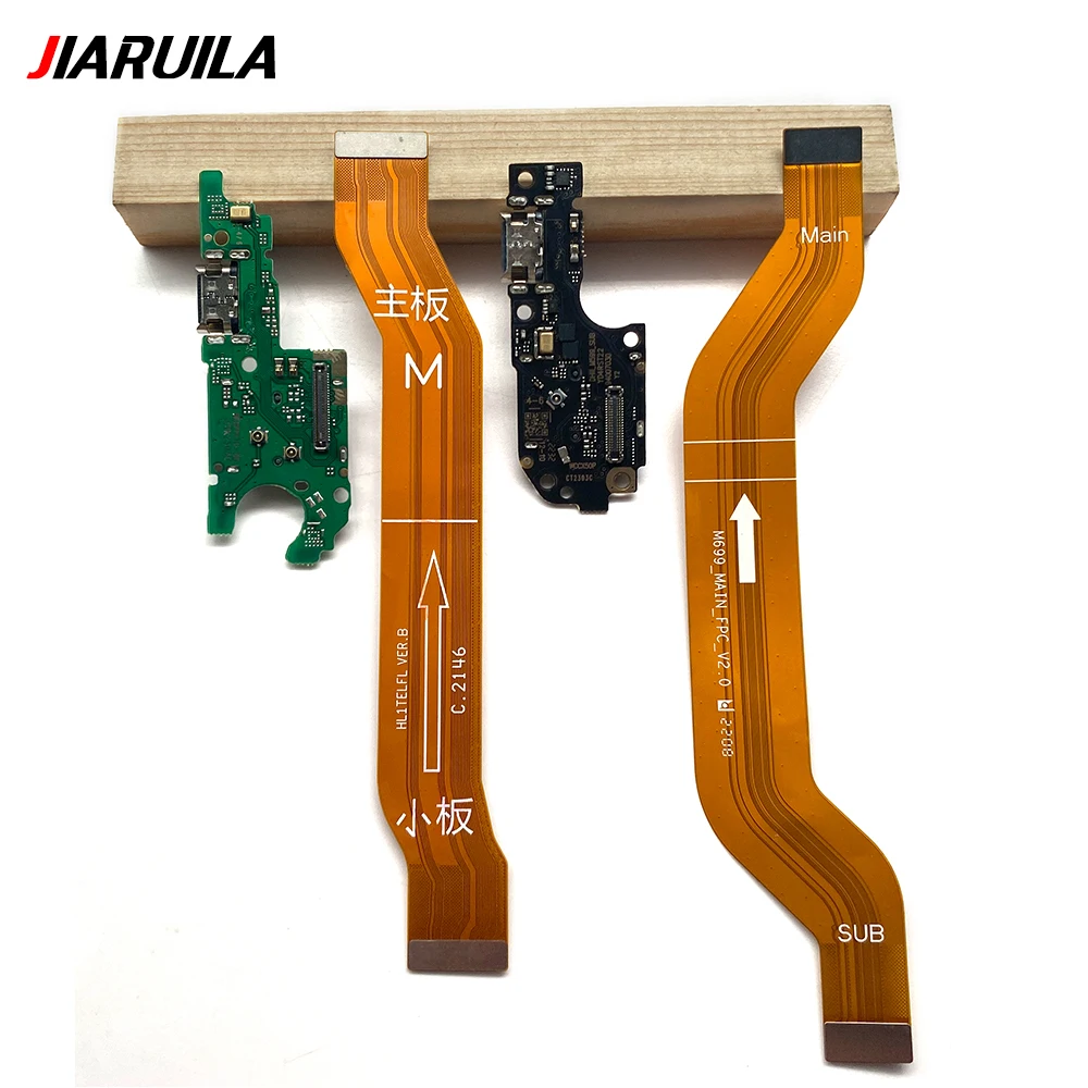جديد USB جهاز شحن جاك التوصيل المقبس ميناء موصل اللوحة الرئيسية تهمة مجلس الكابلات المرنة الرئيسية لهواوي نوفا Y60 Y70 Y90 Y9A